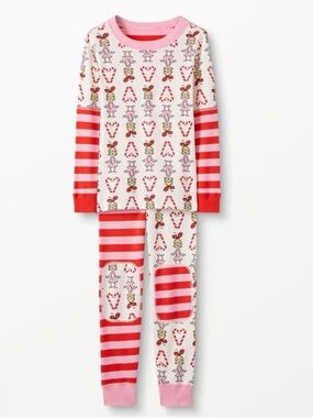 Hanna Andersson The Grinch Cindy Lou Who Pajama Set Girls 8